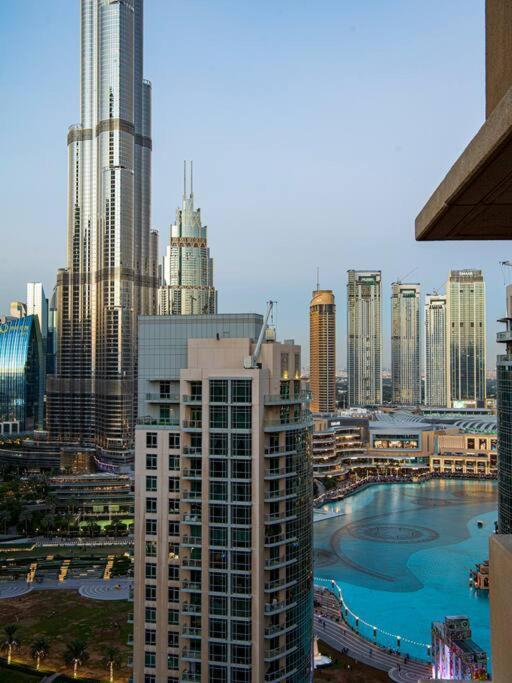 First Class 2Br With Full Burj Khalifa And Fountain View Apartment Dubai Exterior photo